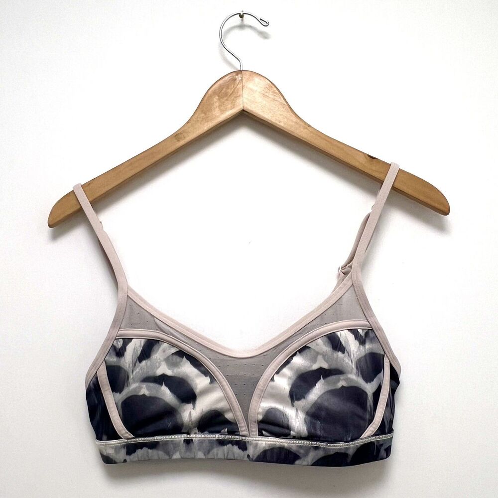 Lululemon Dance To Yoga Pretty Plume Impact Sports Bra Adjustable Straps Size 6